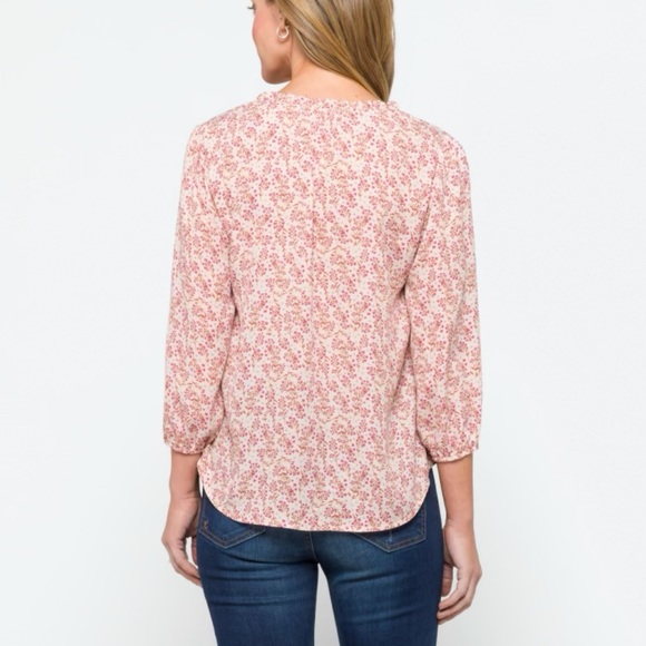 LUSHKendra Button Down BlouseXL | Off-White - Picture 3 of 6